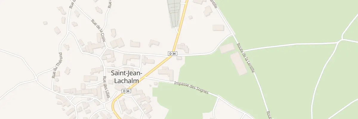 Plan du 5201 Le Bourg à Saint-Jean-Lachalm