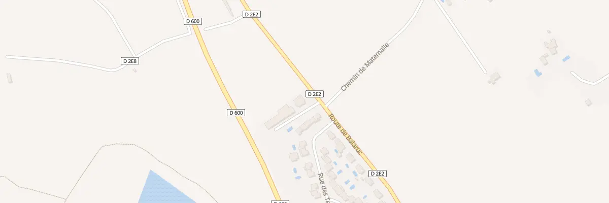 Plan du 9023 Rte de Balaruc la Peyrade à Frontignan