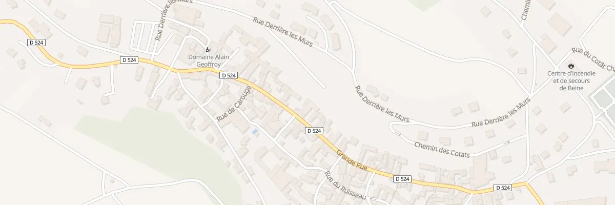 Plan du 52B Gr Grande Rue à Beine