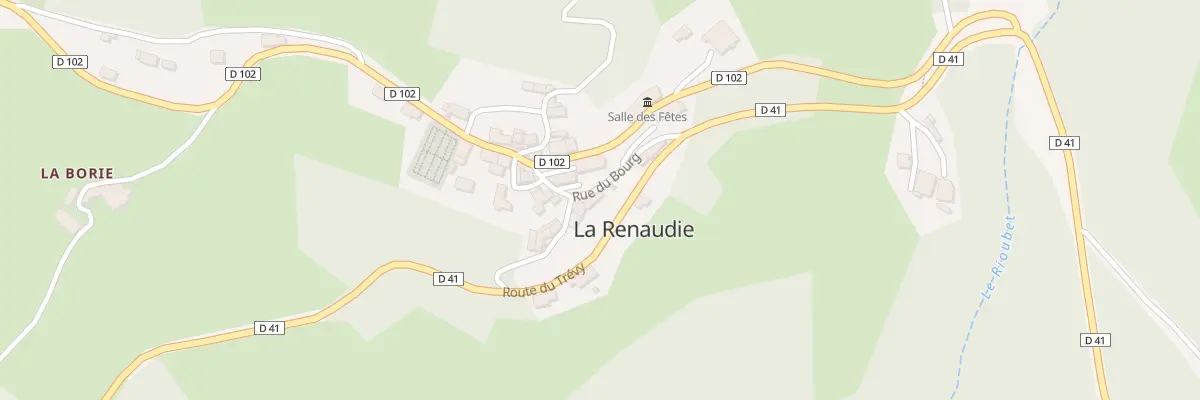 Plan du 5185 Le Bourg Sud à La Renaudie