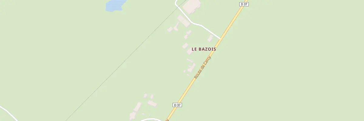 Plan du 6 Rte de Cercy à Montaron