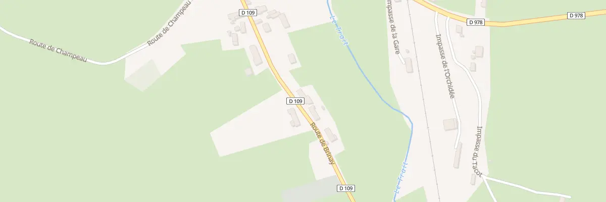 Plan du 353 Rte de Brinay à Tamnay-en-Bazois