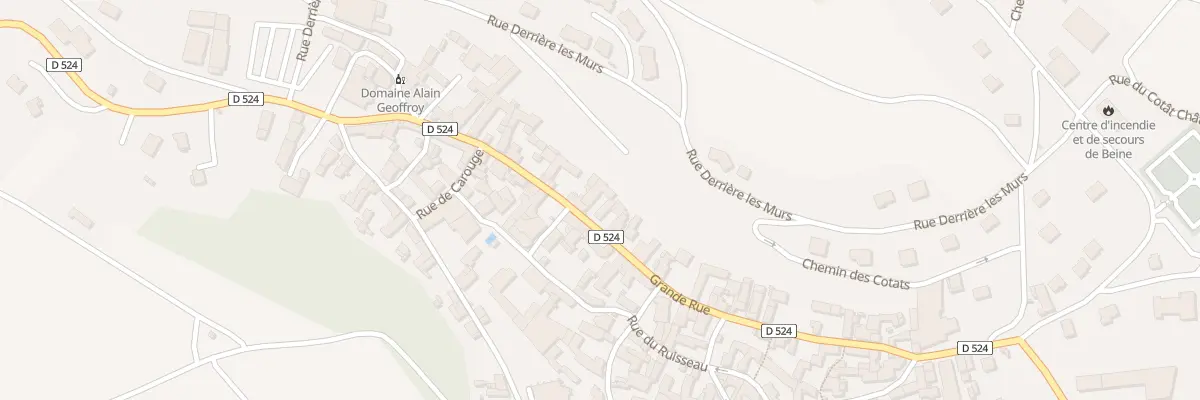 Plan du 50 Gr Grande Rue à Beine