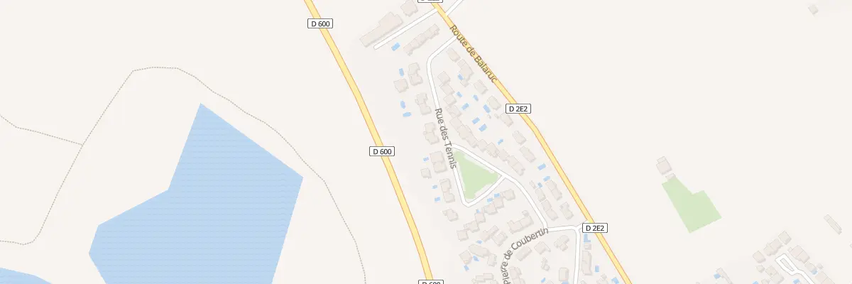 Plan du 25 Rue des Tennis à Frontignan
