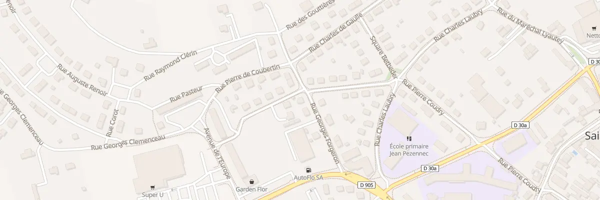 Plan du 11 Rue Georges Forgeron à Saint-Florentin