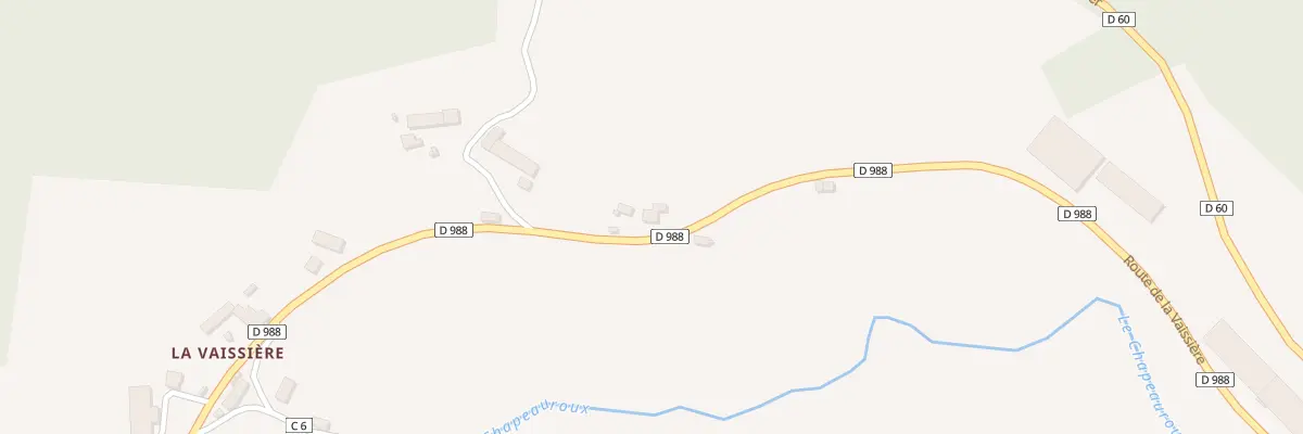 Plan du 5075 La Vaissiere à Pierrefiche