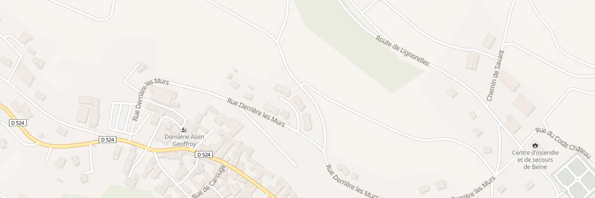 Plan du 8 Imp des Vignes de Baudon à Beine