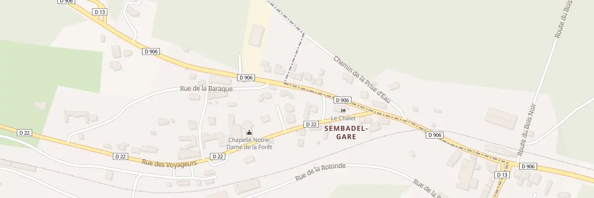 Plan du 5234 Sembadel Gare à Sembadel