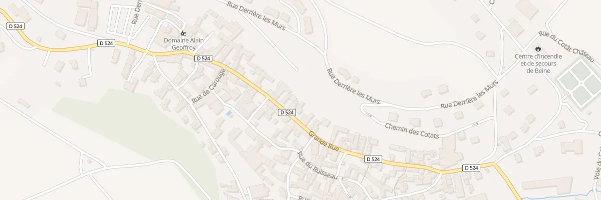 Plan du 46 Gr Grande Rue à Beine