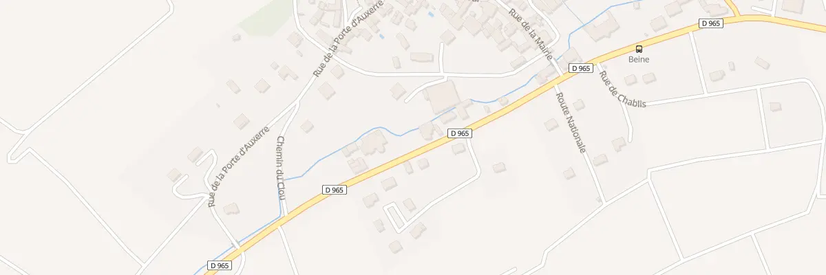 Plan du 48 Rte Nationale à Beine