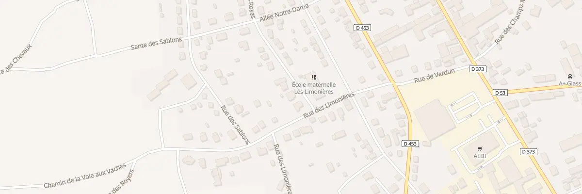 Plan du 33 Rue des Roses à Sézanne