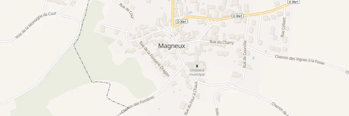 Plan du 2 Rue de l’Eglise à Magneux