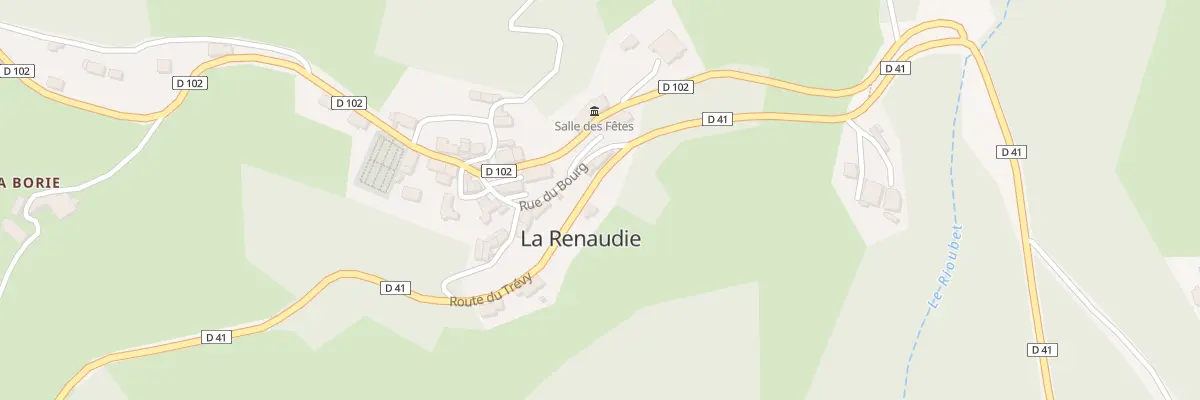 Plan du 5191 Le Bourg Sud à La Renaudie