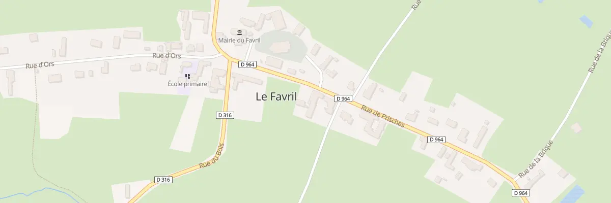 Plan du 23 Le Village au Favril