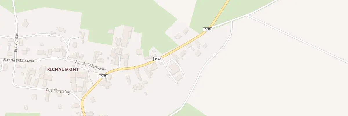 Plan du 28 Rue du Sourd à Sains-Richaumont