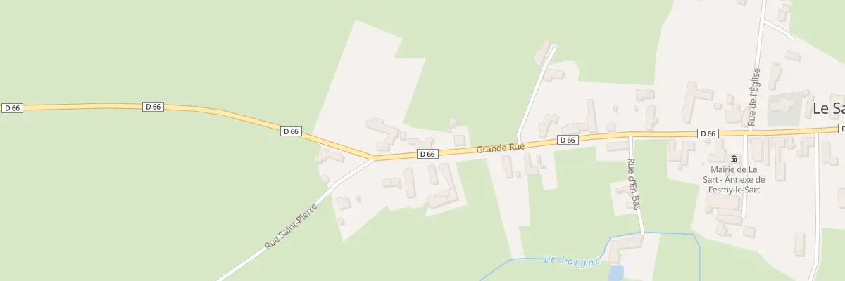 Plan du 3 Gr Grande Rue à Fesmy-le-Sart