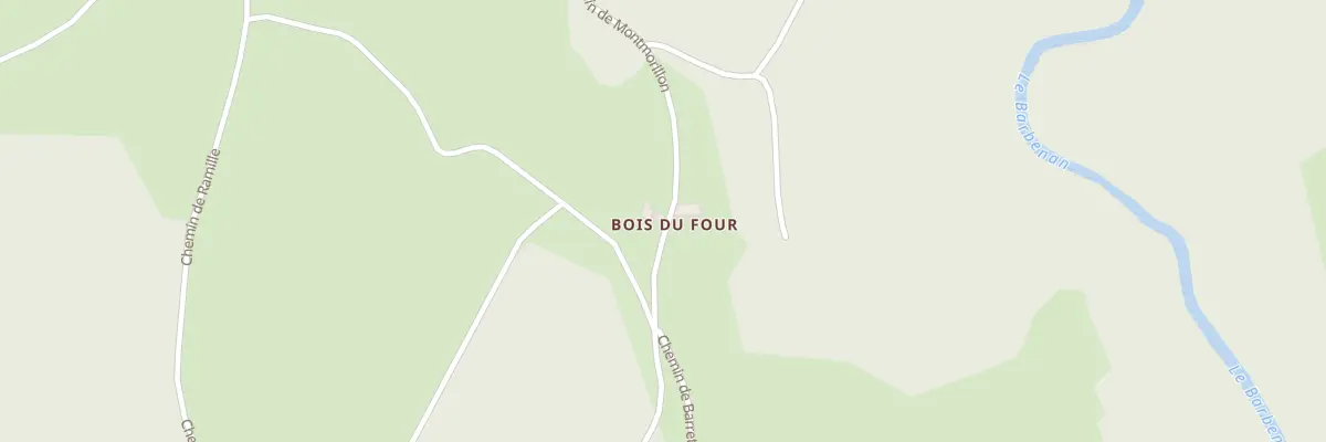 Plan du 14 Che de Montmorillon à Arfeuilles