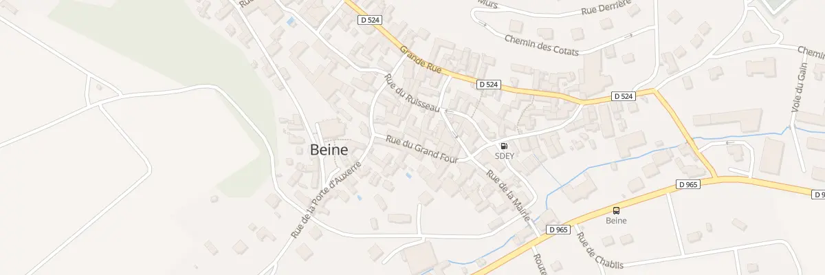 Plan du 10 Rue du Grand Four à Beine