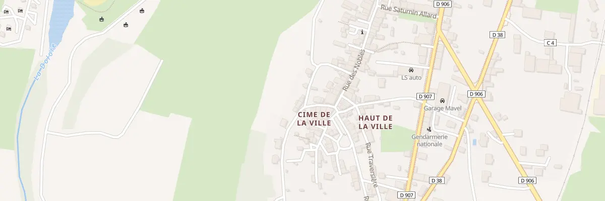 Plan du 6 Che de Capartel à Arlanc