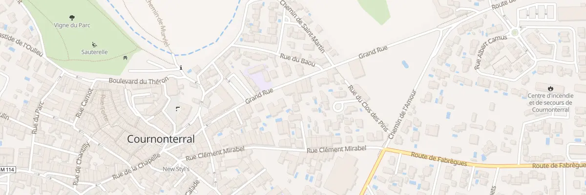 Plan du 38 Grand Rue à Cournonterral