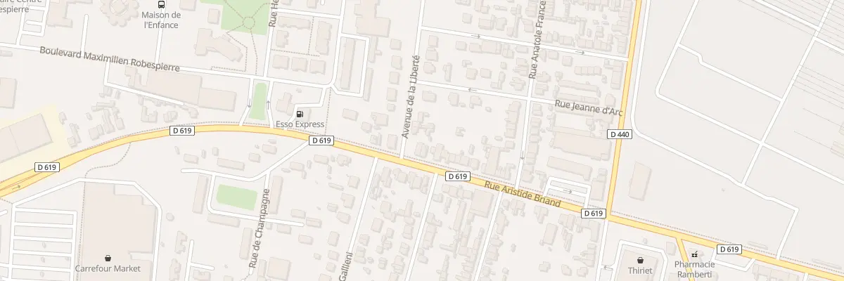 Plan du 56 Rue Aristide Briand à Romilly-sur-Seine