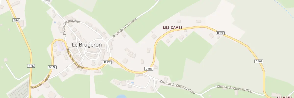 Plan du 5457 Le Bourg au Brugeron