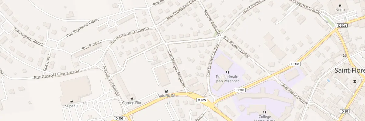 Plan du 8 Rue Georges Forgeron à Saint-Florentin