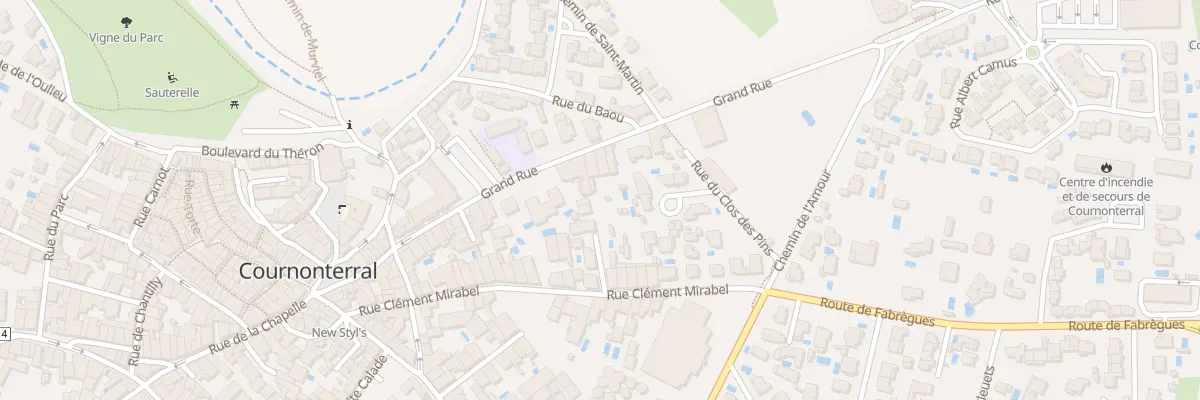 Plan du 40 Gr Grand Rue à Cournonterral