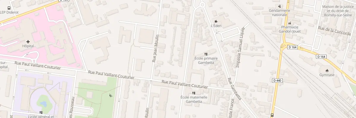 Plan du 44 Av de la Liberté à Romilly-sur-Seine