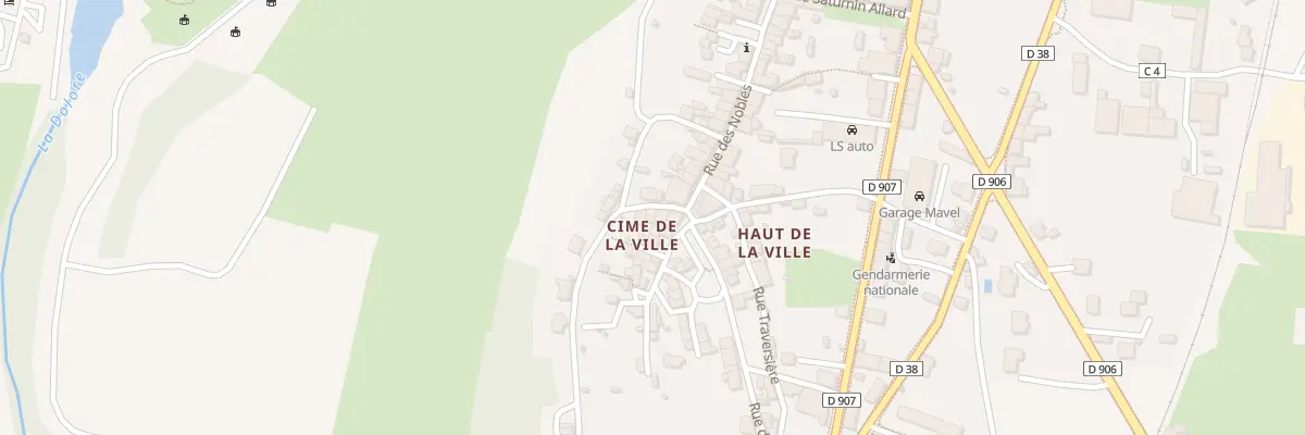 Plan du 5 Che de Capartel à Arlanc