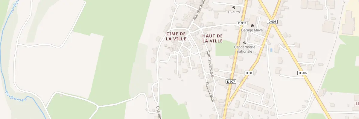 Plan du 24 Rue du Château à Arlanc