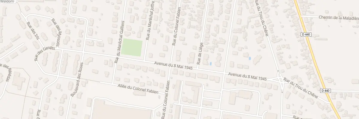 Plan du 16 Av du 8 Mai à Romilly-sur-Seine