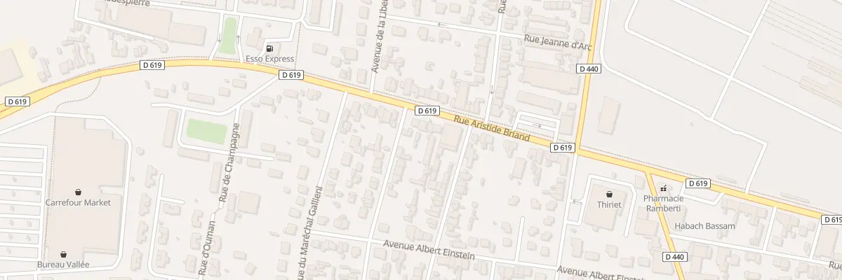 Plan du 229 Rue Aristide Briand à Romilly-sur-Seine