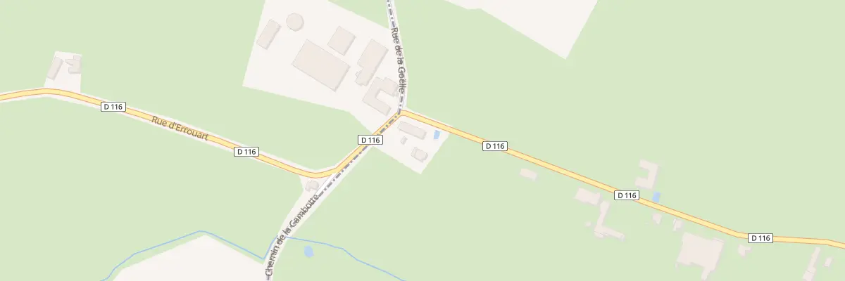Plan du 2821 Rue d’Errouard à Prisches