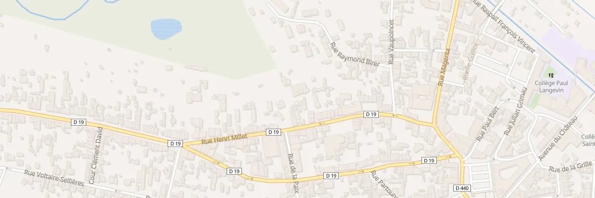 Plan du 527 Rue Henri Millet à Romilly-sur-Seine