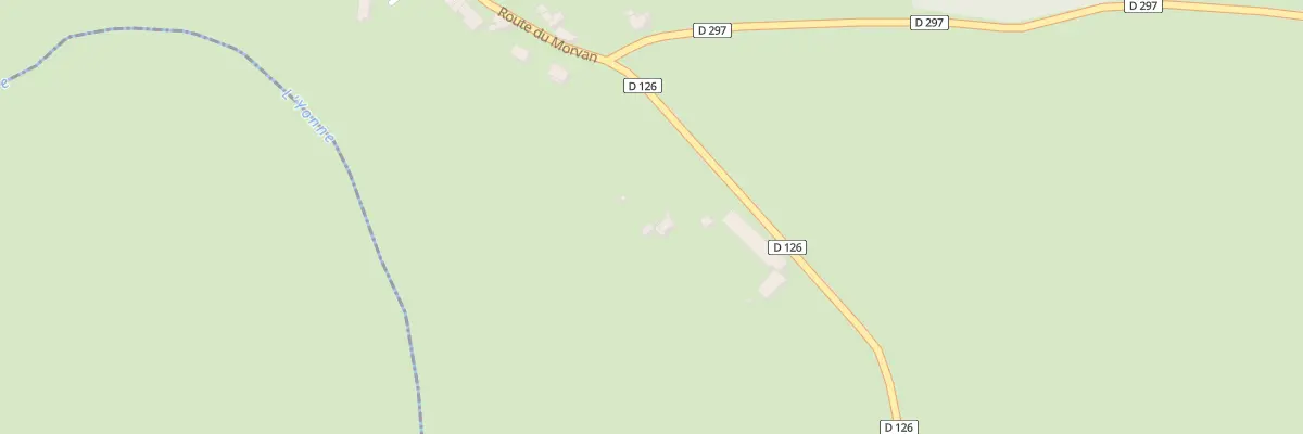 Plan du 12 Rte du Morvan à Mouron-sur-Yonne