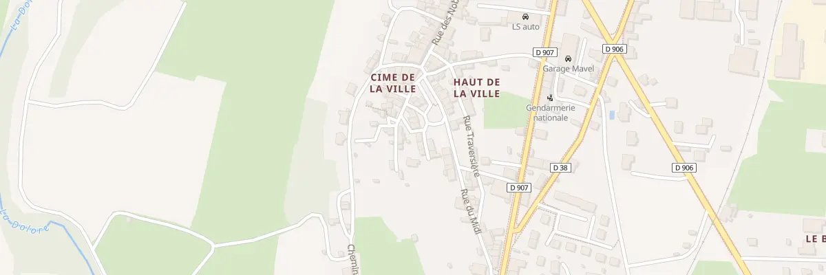 Plan du 16 Pl du Château à Arlanc