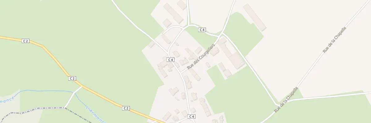 Plan du 5 Rue des Courgeliers à Nuars