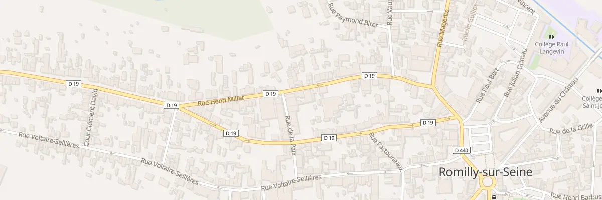 Plan du 45B Rue Henri Millet à Romilly-sur-Seine