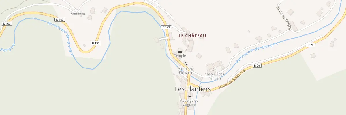 Plan du 5164 Les Plantiers aux Plantiers