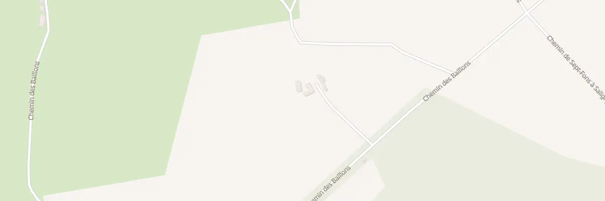 Plan du 11 Che des Baillons à Diou