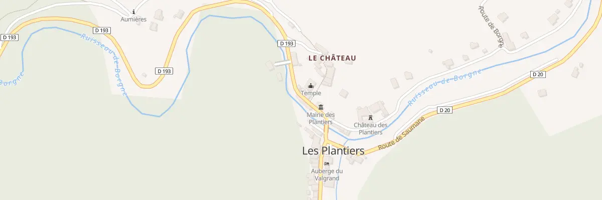 Plan du 5166 Les Plantiers aux Plantiers