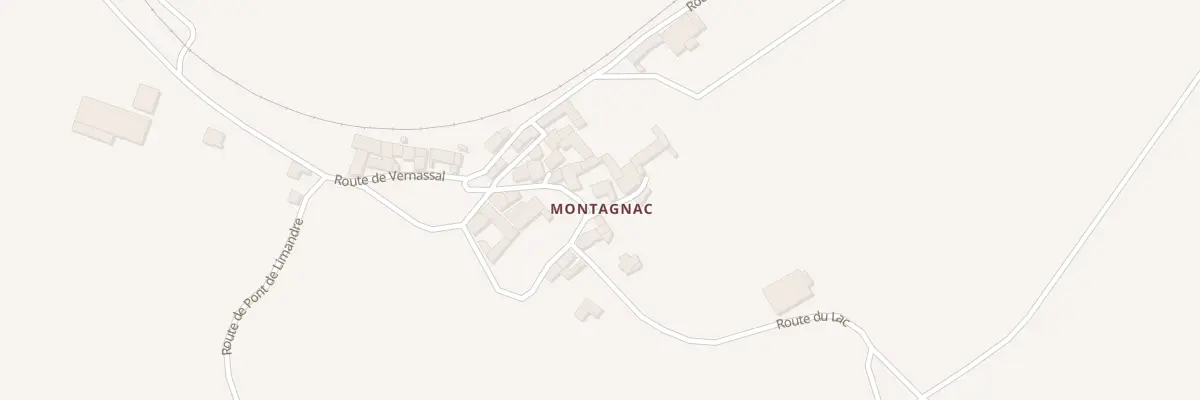Plan du 5 Rte du Lac à Vernassal