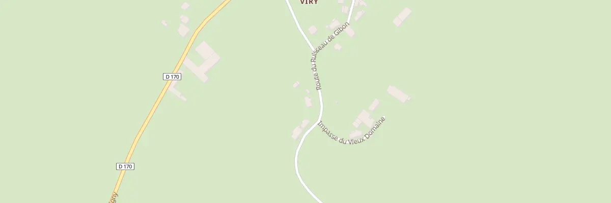 Plan du 525 Viry à Cervon