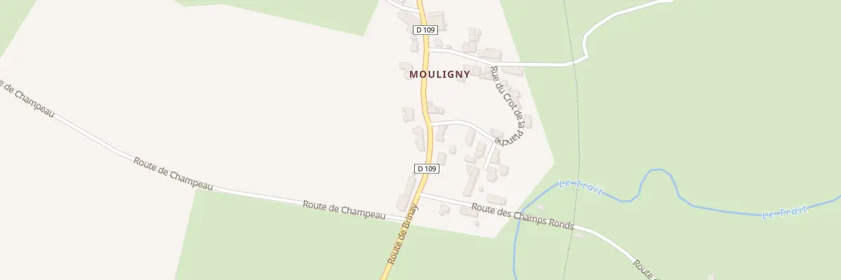 Plan du 1126 Rte de Brinay à Tamnay-en-Bazois