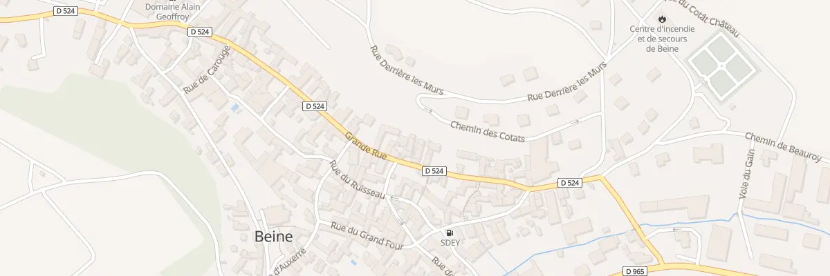 Plan du 32 Gr Grande Rue à Beine