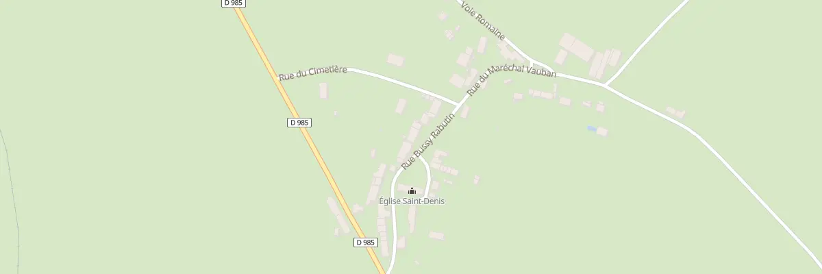 Plan du 6 Rue Bussy Rabutin à Epiry