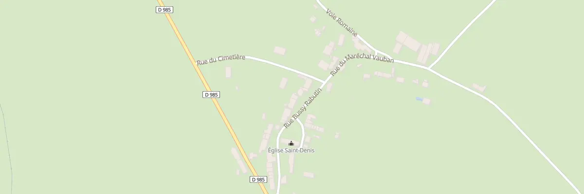 Plan du 4 Rue Bussy Rabutin à Epiry