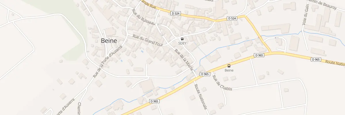 Plan du 9 Rue de la Mairie à Beine