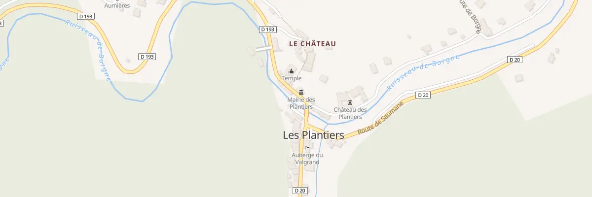 Plan du 78 Les Plantiers aux Plantiers